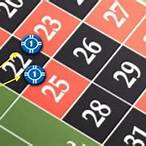 roulette split bet